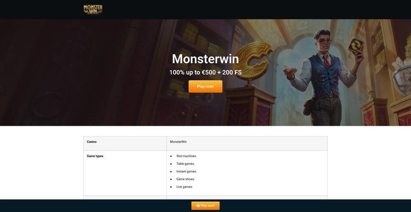 Monsterwin Casino: Erfolgreiches Online-Glücksspiel für deutsche Spieler, monsterwin casino
